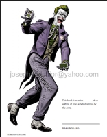 Joker Limited Edition signed plate by Brian Bolland  Comic Art